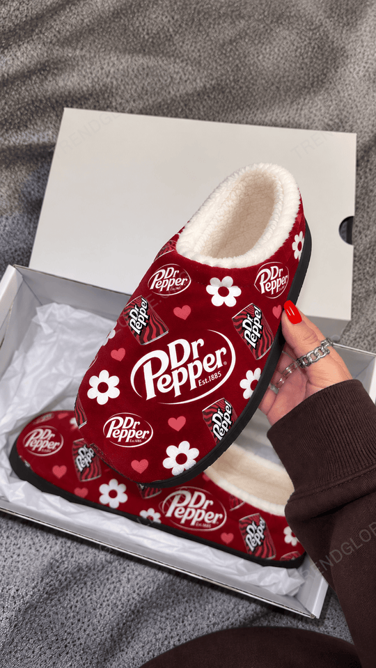 Dr Pepper Flowers Plush Slipped TRA84