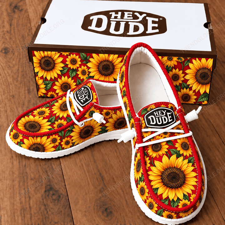 Sunflower Canvas Hey Dude Shoes DTT39