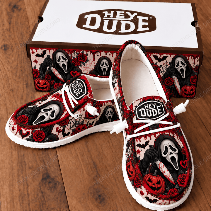 Ghostface Canvas Hey Dude Shoes NDK29