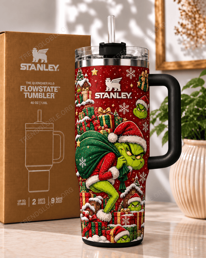 Grinch Tumbler 40OZ Hand Cup HV17