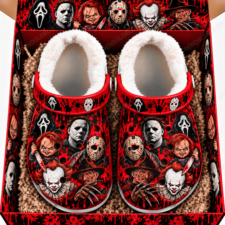 Horror Fleece Crocs MH1