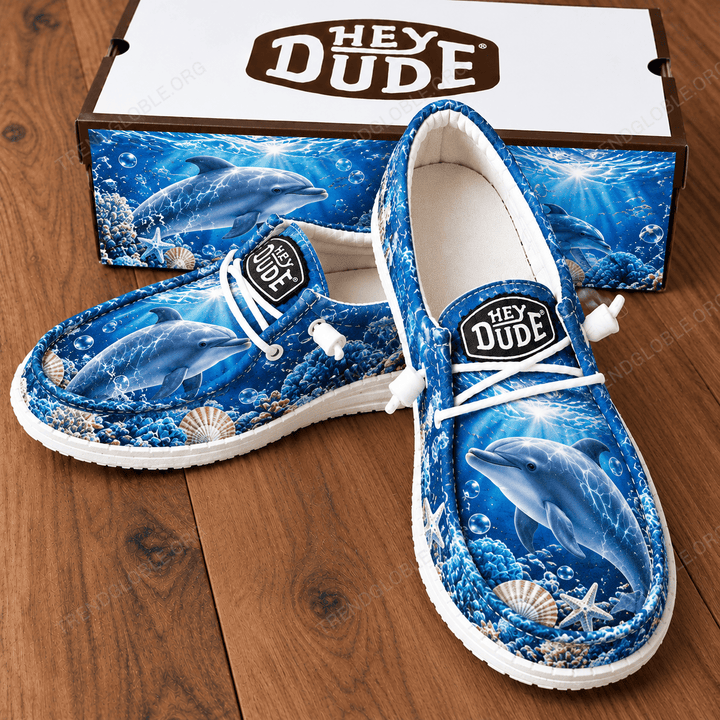 Dolphin Canvas Hey Dude Shoes HV14