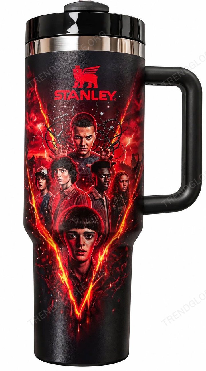 Stranger Things Tumbler 40OZ Hand Cup QH87