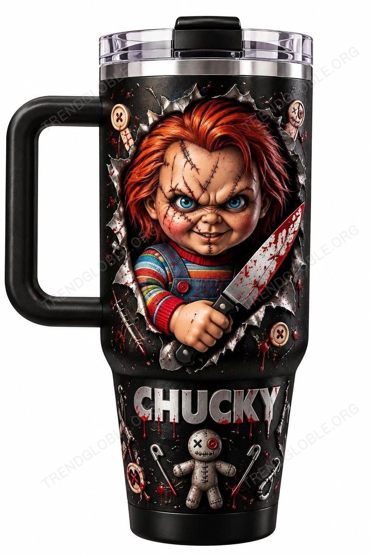 Chucky Tumbler 40OZ Hand Cup QH86