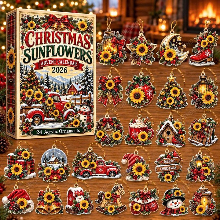 Sunflower Advent Calendar 2026 DTT01