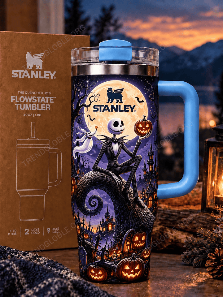 Jack Skellington Tumbler 40OZ Hand Cup HH2
