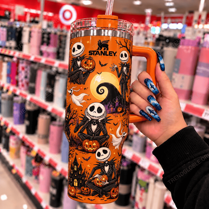 Jack Skellington Tumbler 40OZ Hand Cup HH2