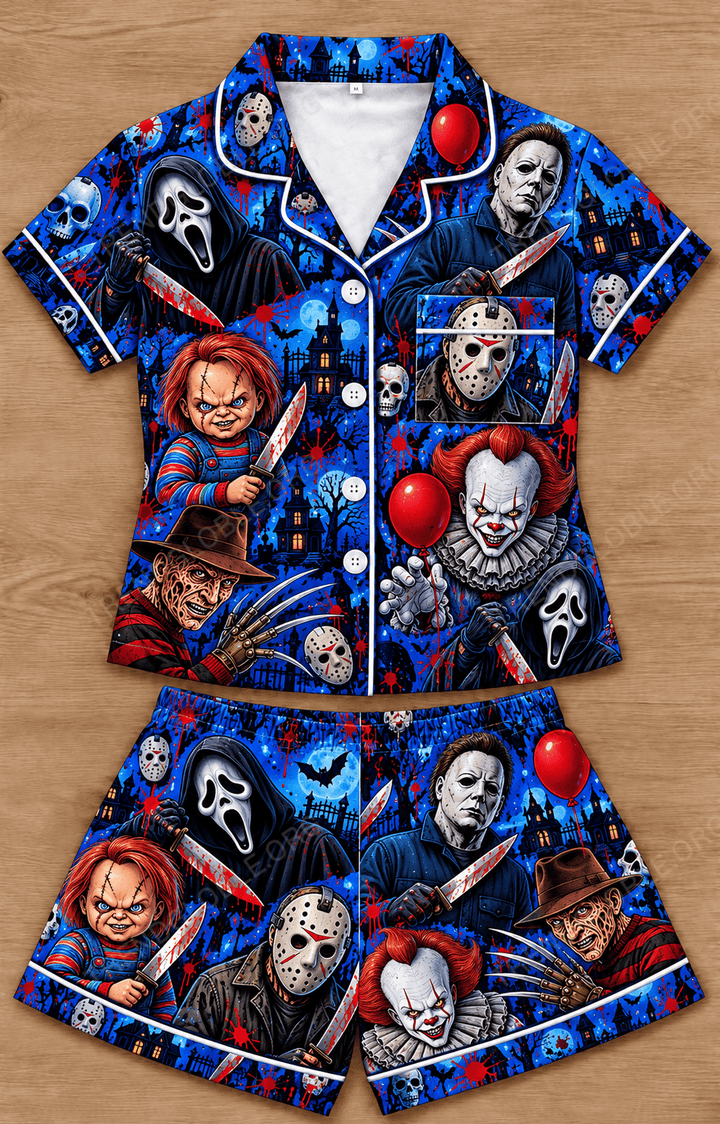 Horror Short Pijama Set MH3