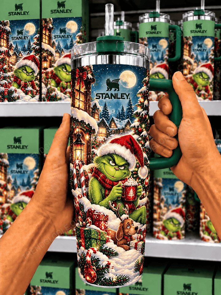 Grinch Tumbler 40OZ Hand Cup HV18