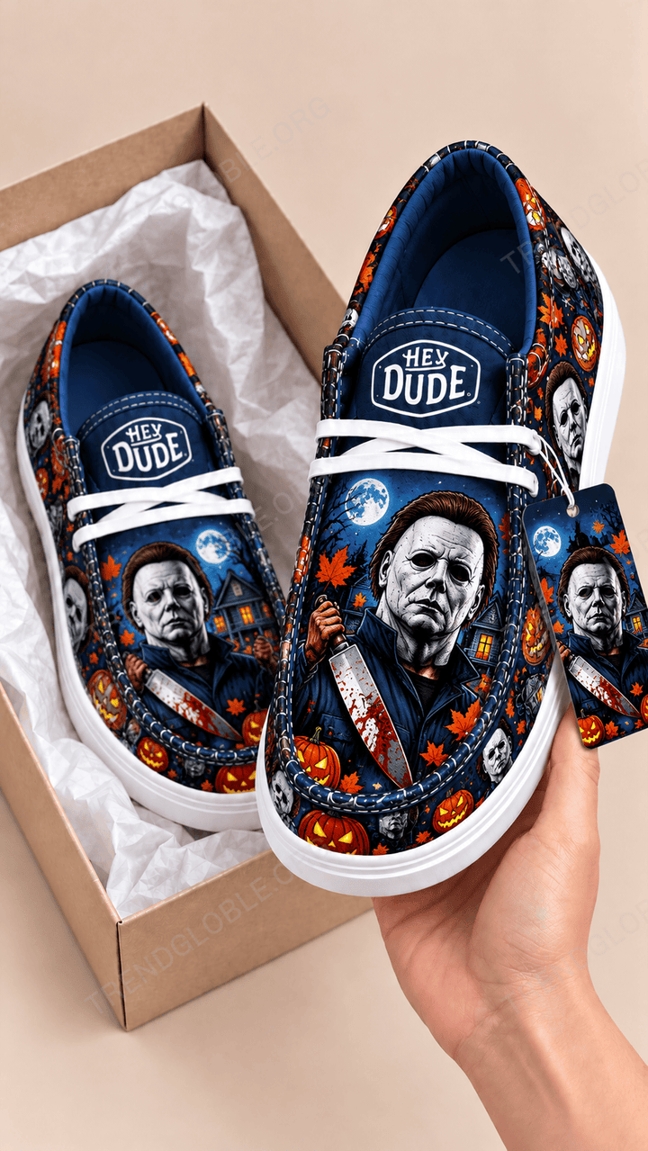 Michael Myers Canvas Hey Dude Shoes MH2