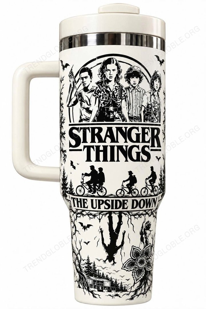 Stranger Things Tumbler 40OZ Hand Cup QH88