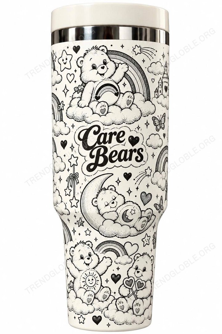 Care Bear Tumbler 40OZ Hand Cup QH91