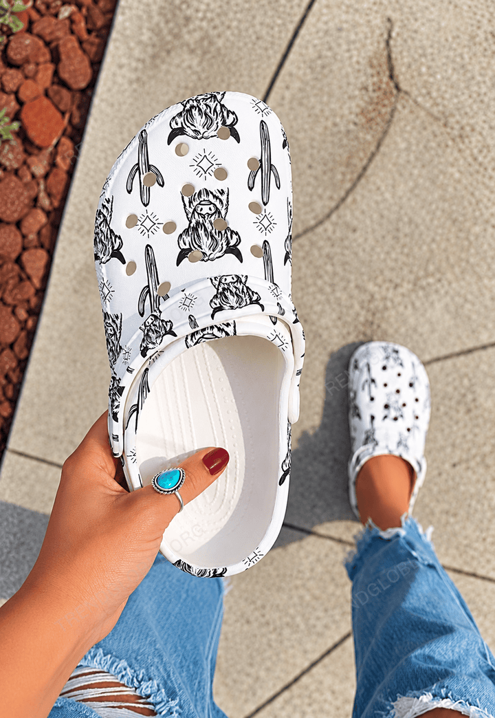 Highland Cow Crocs NDK04