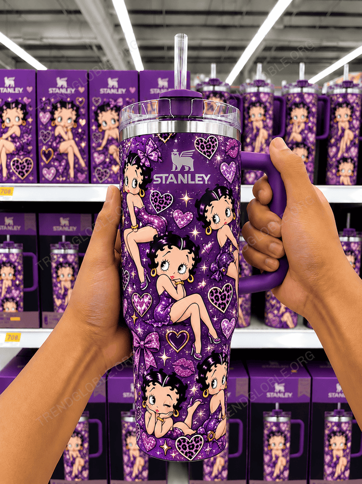 Betty Boop Tumbler 40OZ Hand Cup MH33