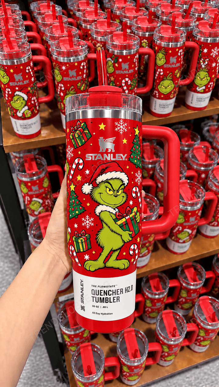 Grinch Tumbler 40OZ Hand Cup HV19