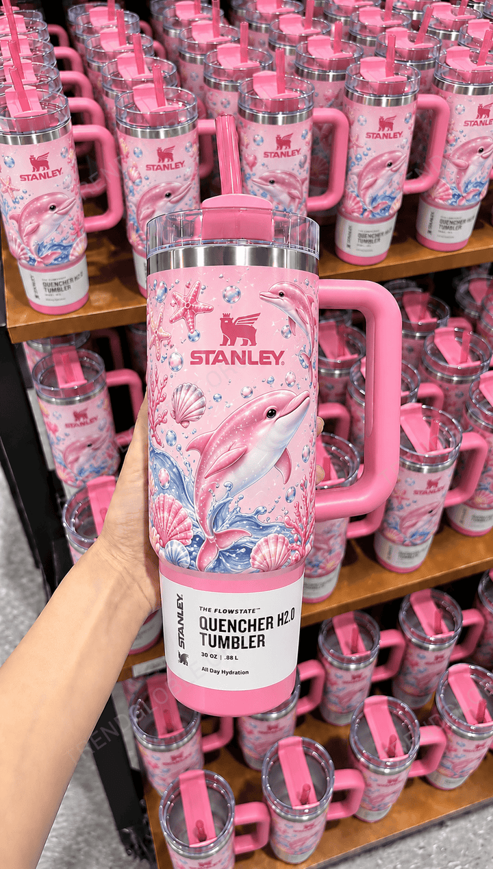 Dolphin Tumbler 40OZ Hand Cup HV29