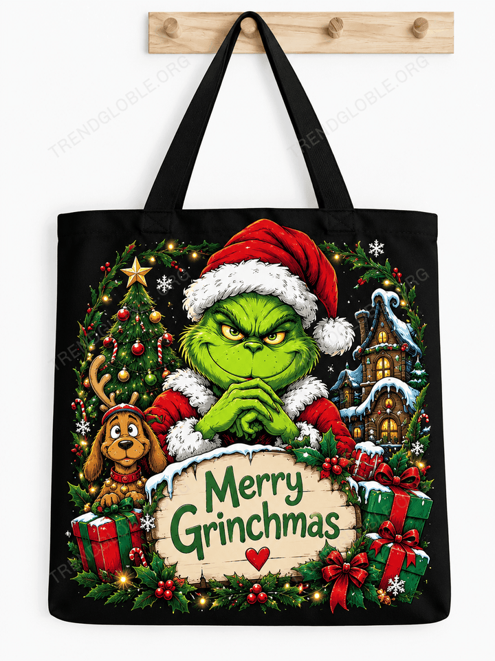 Grinch Tote Bag HV1