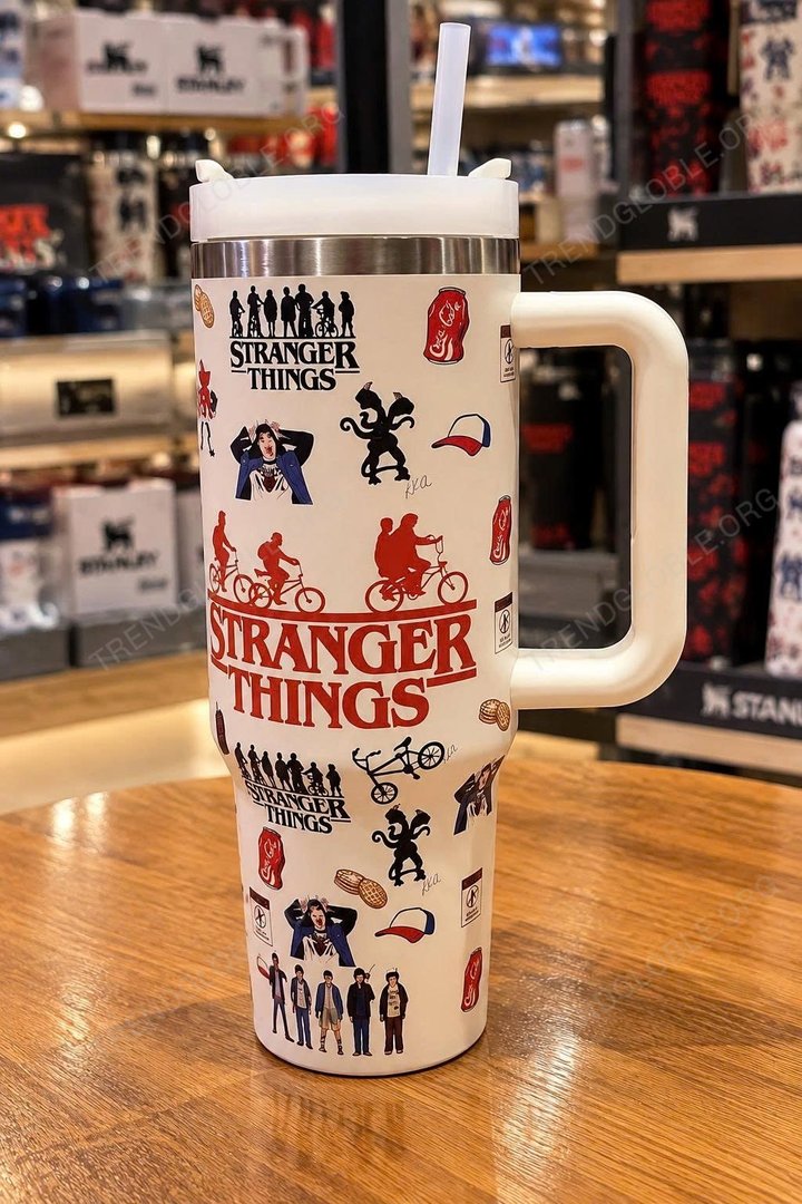 Stranger Things Tumbler 40OZ Hand Cup QH93