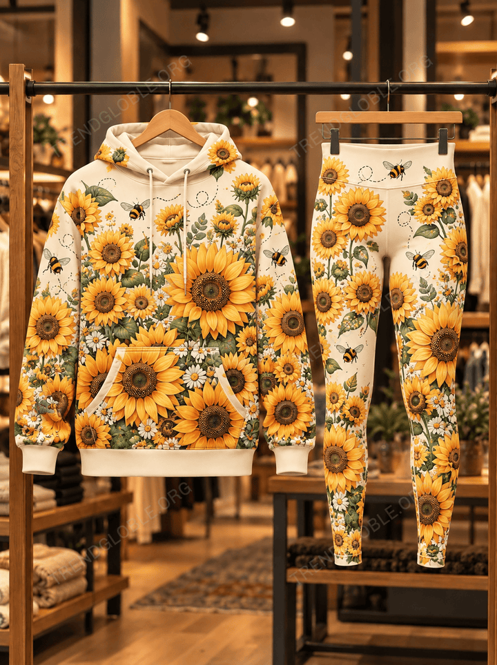 Sunflower Hoodie & Legging Set DTT08