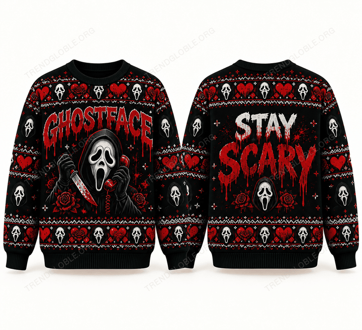 Ghostface Ugly Sweater NDK01