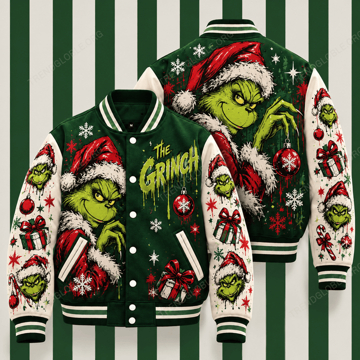 Grinch Limited Edition MLB Varsity Jacket HK2