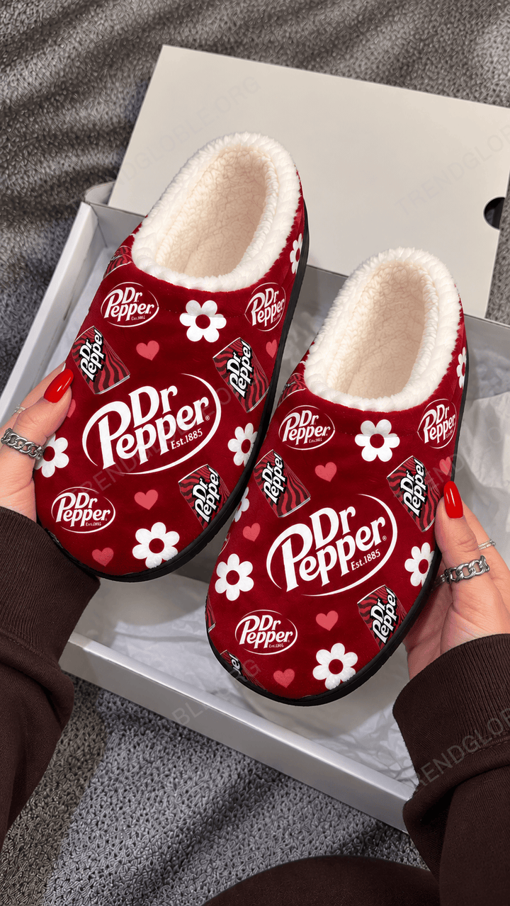 Dr Pepper Flowers Plush Slipped TRA84