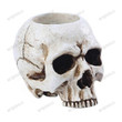Spooky Weeping Skull Skeleton Candlestick Holders Skull Candle Holder Tealight Cup