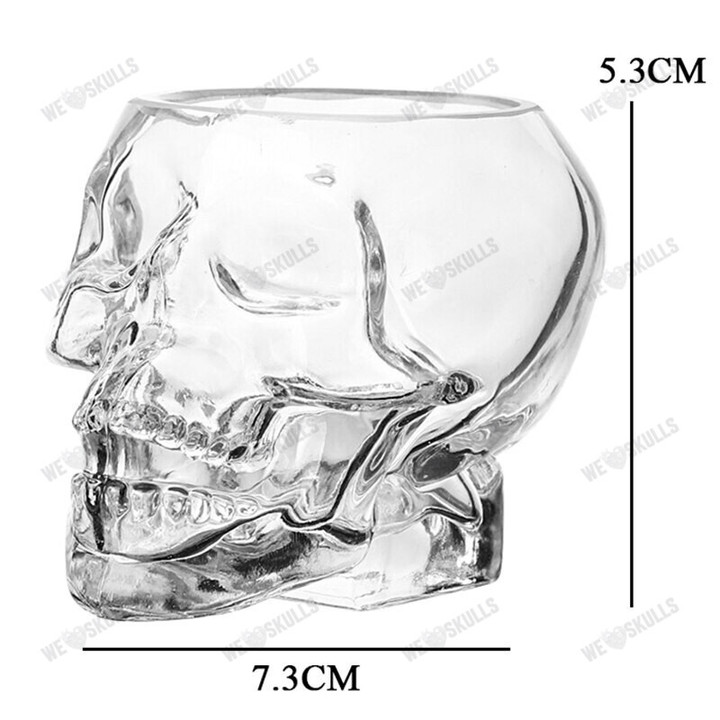 Bones Armor Warrior Skull Designed Wine Glass Gothic Mug Drinkware Whiskey Skull Cup