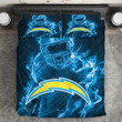 Los Angeles Chargers Legend 3PCS Bedding Set Duvet Cover And Pillow Cases Gift For Fan