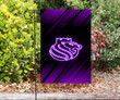 Sacramento Kings Lion Neon Texture Double Sided Printing Garden Flag