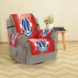 Washington Wizards Red White Splash Color Sofa Protector Slip Cover