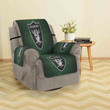 Las Vegas Raiders Logo On The Grass Sofa Protector Slip Cover