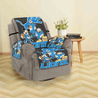 Detroit Lions Mickey Pluto and Donald Duck Sofa Protector Slip Cover