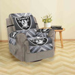 Las Vegas Raiders Logo Metal2 Sofa Protector Slip Cover