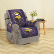 Minnesota Vikings Emblem Magic Sofa Protector Slip Cover