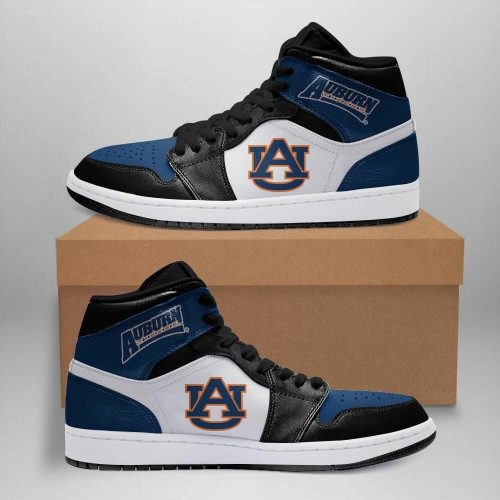 Auburn Tigers Blue Black JD1 High Sneakers