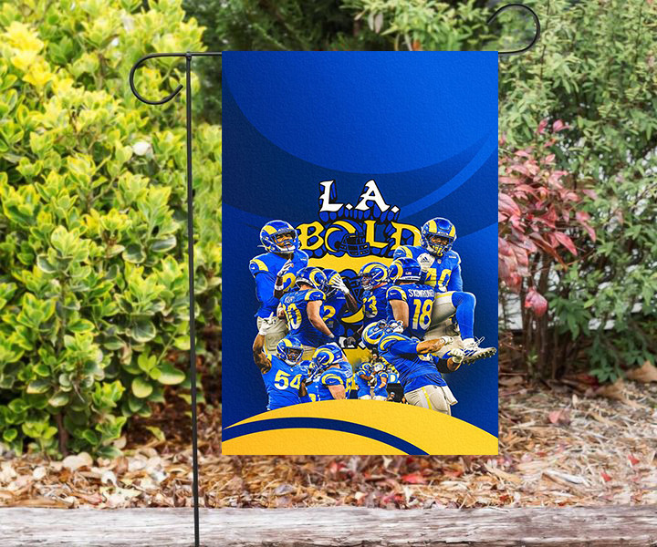 Los Angeles Rams All Players13 Double Sided Printing Garden Flag