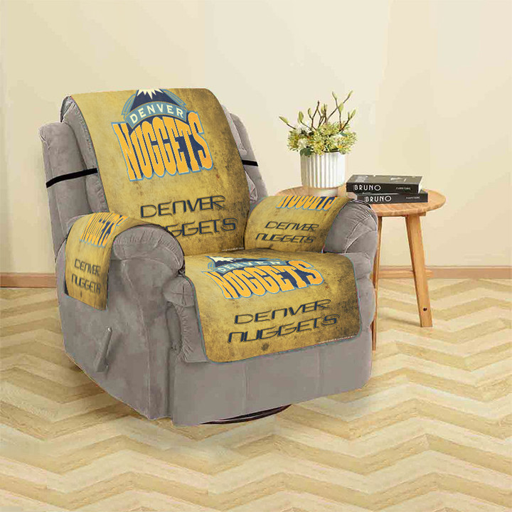 Denver Nuggets Yellow Sofa Protector Slip Cover