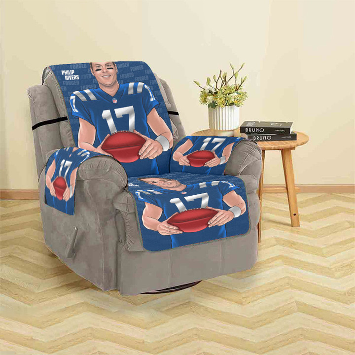 Indianapolis Colts Philip Rivers2 Sofa Protector Slip Cover