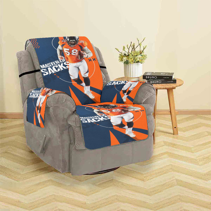 Denver Broncos Von Miller1 Sofa Protector Slip Cover