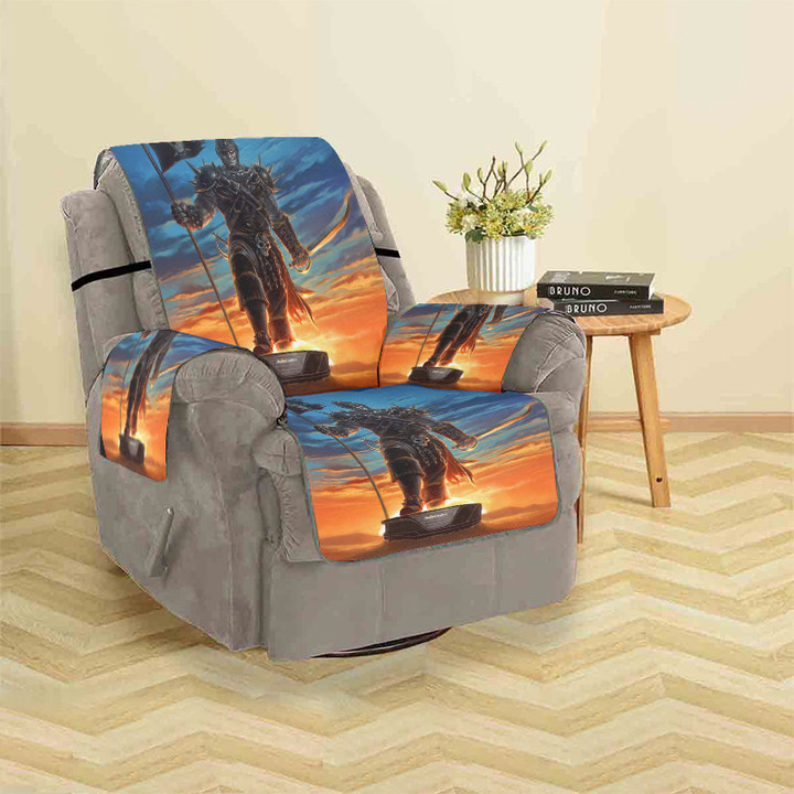 Las Vegas Raiders Hero Sunset Sofa Protector Slip Cover