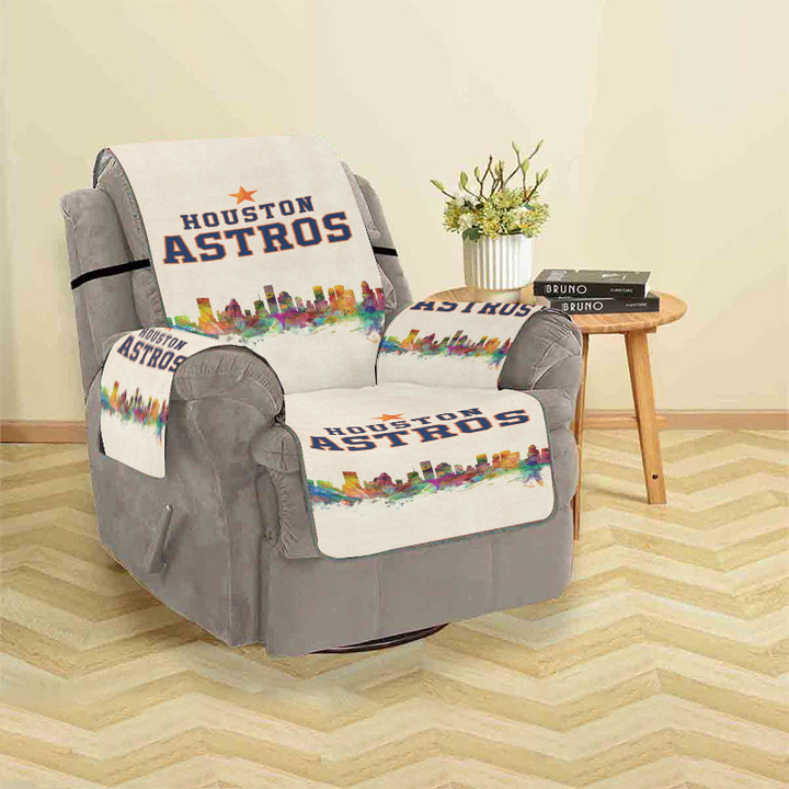 Houston Astros City Colorful Sofa Protector Slip Cover