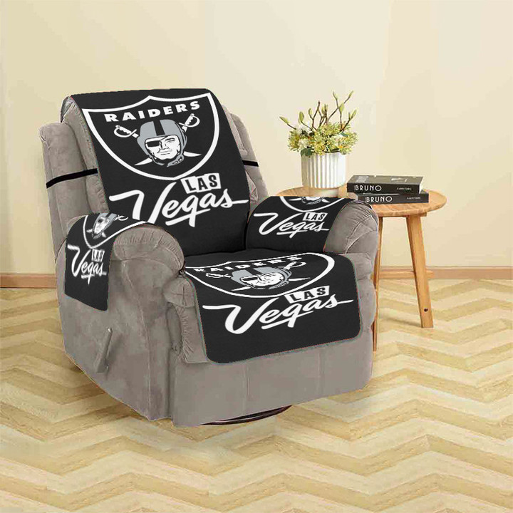 Las Vegas Raiders Logo Text3 Sofa Protector Slip Cover