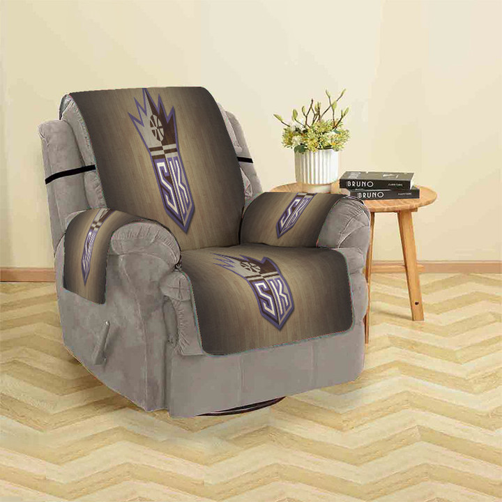 Sacramento Kings New Emblem Wood Sofa Protector Slip Cover