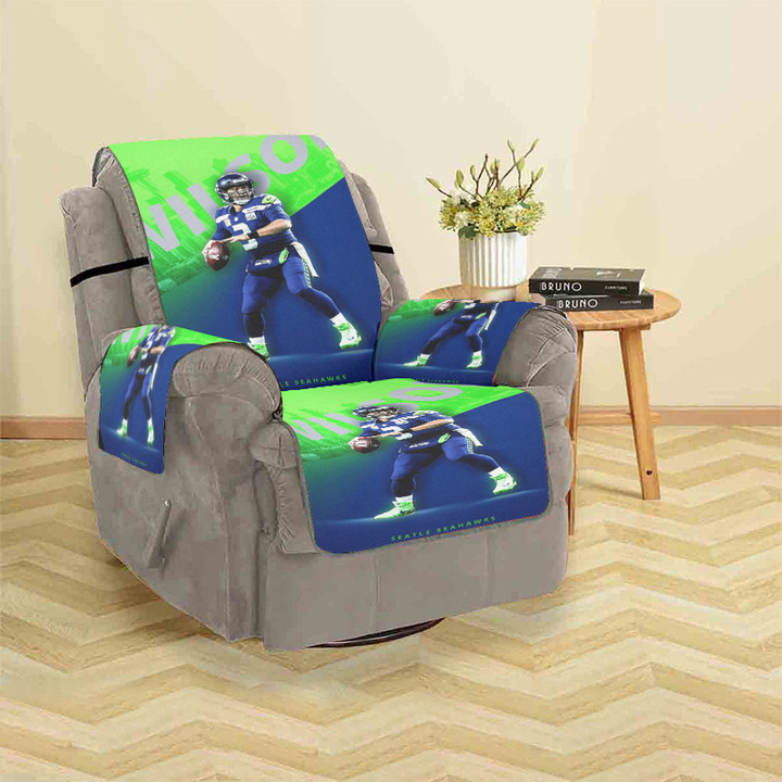 Seattle Seahawks Russell Wilson11 Sofa Protector Slip Cover