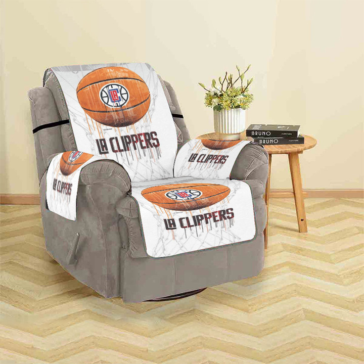Los Angeles Clippers Ball Sofa Protector Slip Cover
