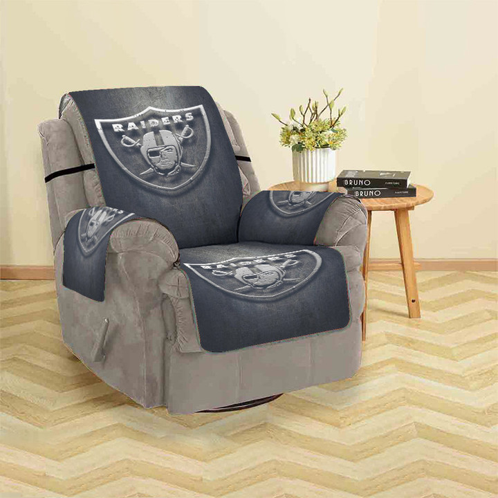Las Vegas Raiders Logo Art Texture3 Sofa Protector Slip Cover