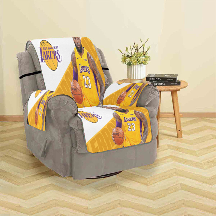 Los Angeles Lakers 23 Lebron James v46 Sofa Protector Slip Cover