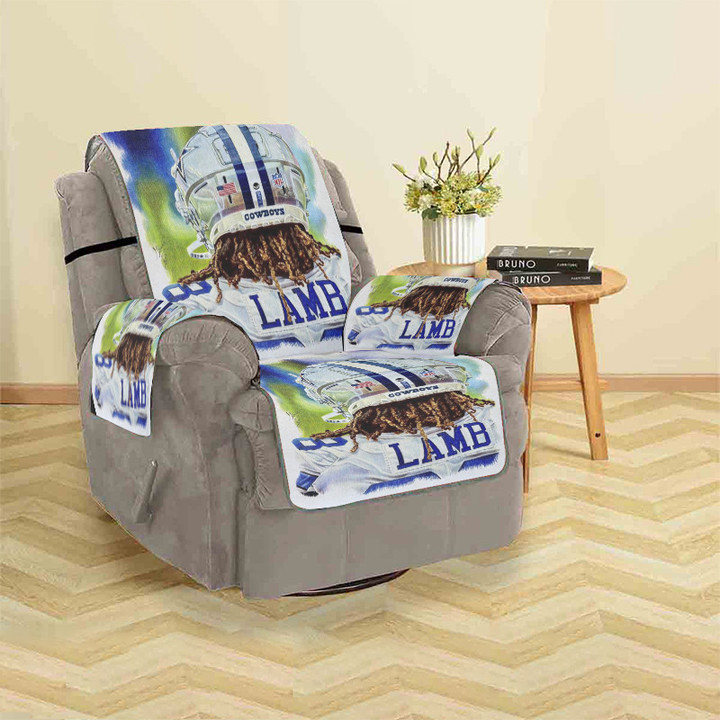 Dallas Cowboys CeeDee Lamb6 Sofa Protector Slip Cover