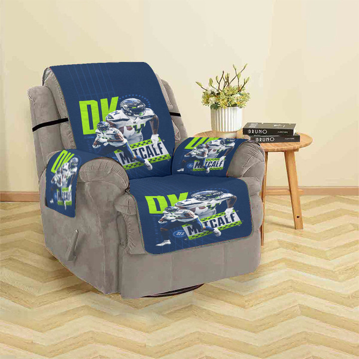 Seattle Seahawks DK Metcalf1 Sofa Protector Slip Cover